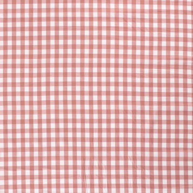 Cotton Poplin Yarn Dyed fabric Old Pink matte 