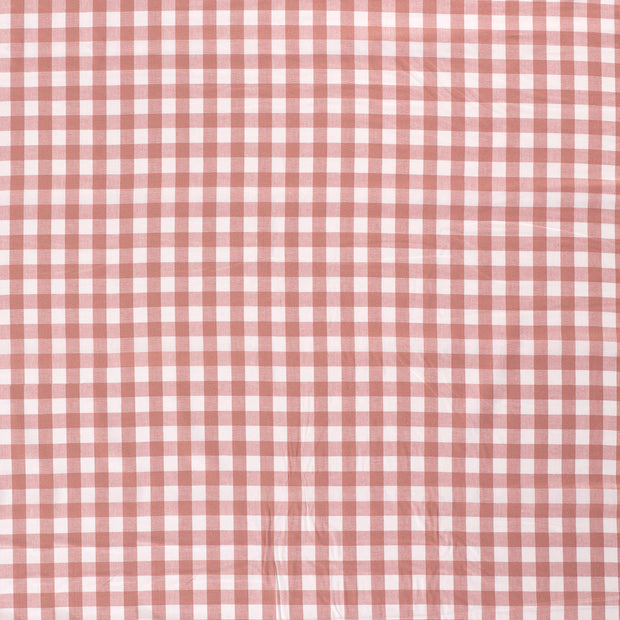 Cotton Poplin Yarn Dyed fabric Old Pink matte 