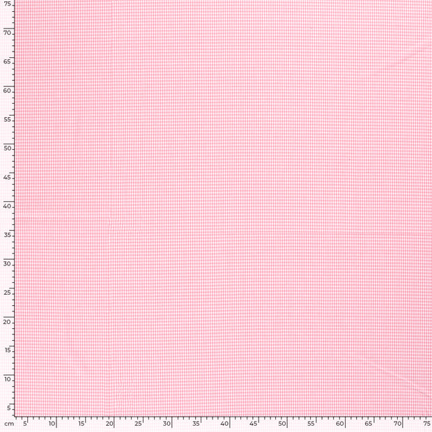 Cotton Poplin Yarn Dyed fabric Checks Pink