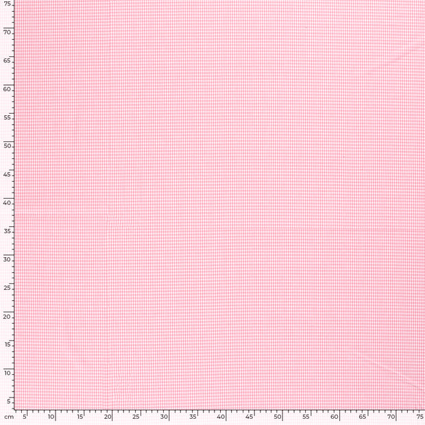 Cotton Poplin Yarn Dyed fabric Checks Pink