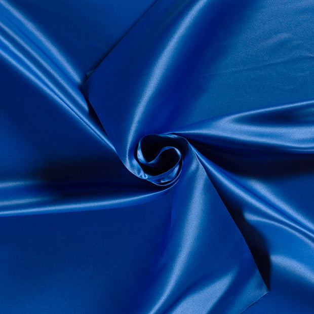 Satin Duchesse fabric Cobalt 
