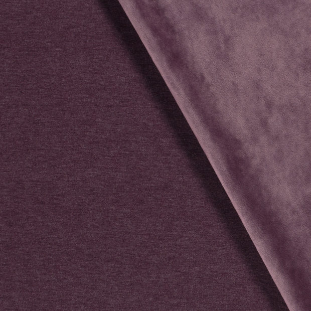 Velvet fabric Melange Bordeaux