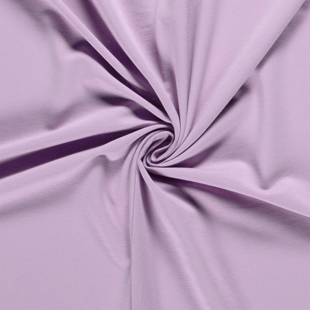 French Terry fabric Unicolour Lavender
