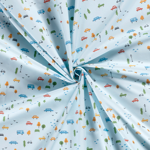 Cotton Poplin fabric printed 