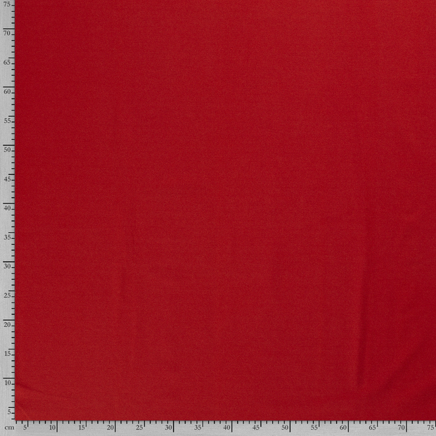 Punta di Roma fabric Unicolour Red