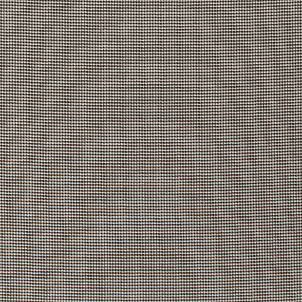 Gabardine Stretch fabric Pied de poule White