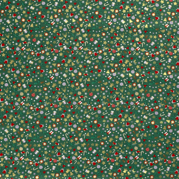 Cotton Poplin fabric Green 