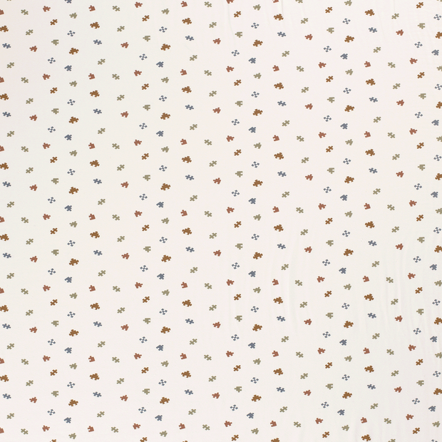 Baumwolle Jersey fabrik Wollweiß weich 