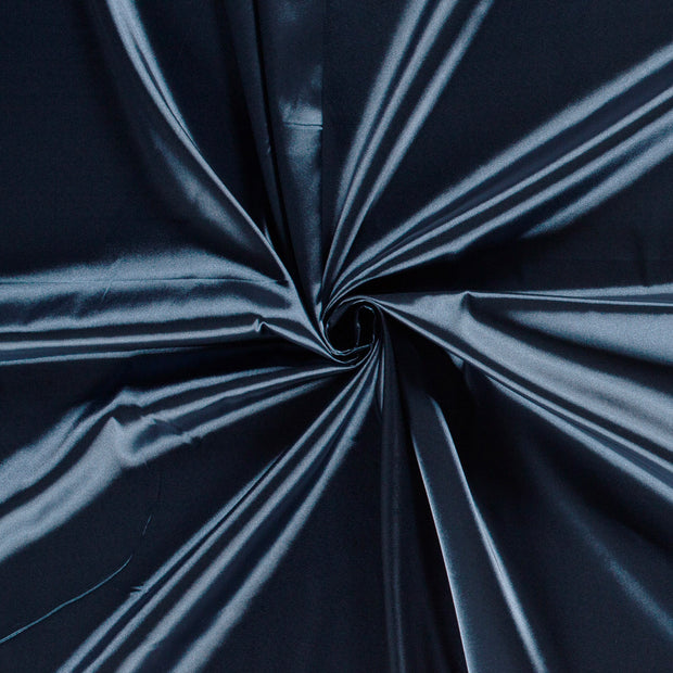 Satin Stretch fabric Navy 