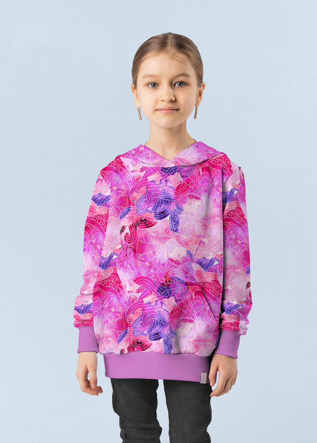 Jogging stof Abstract Roze
