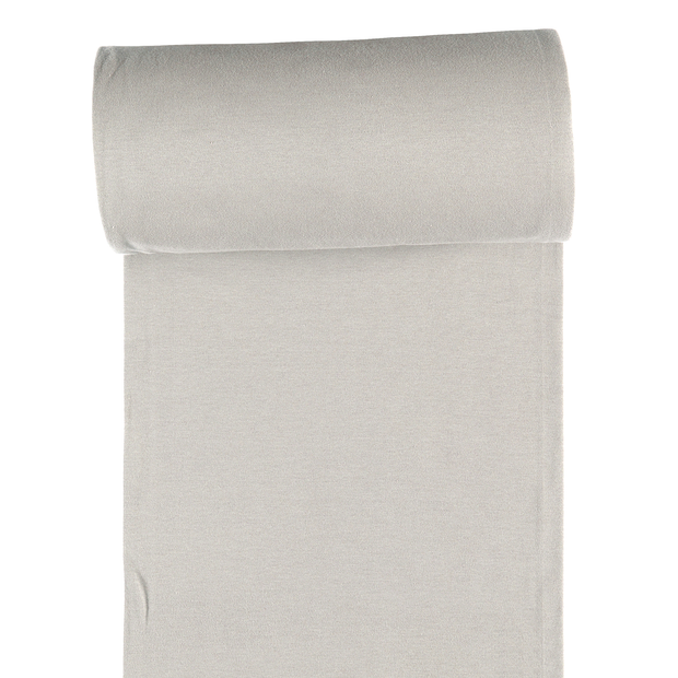 Cuff 1x1 fabric Light Grey matte 
