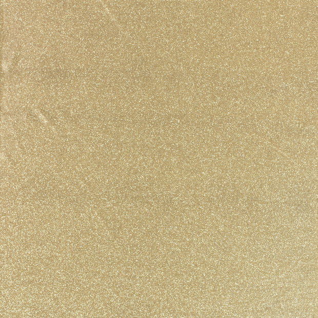 Polyester Jersey fabric Gold sparkling 