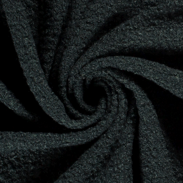Bouclé fabric Unicolour Dark Green