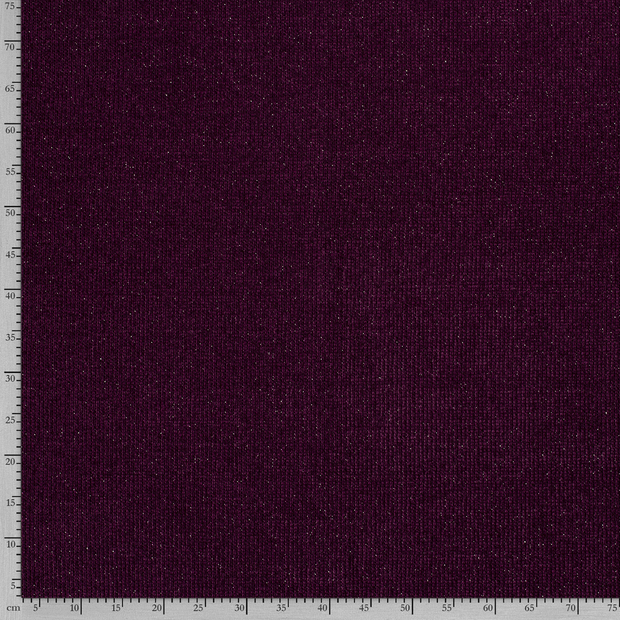 Bouclé fabric Unicolour Bordeaux