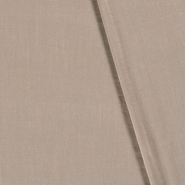 Viscose Lin Chaine et Trame tissu Unicolore slub 