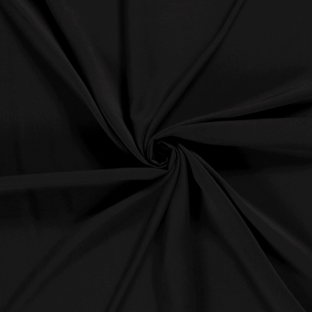 Viscose Poplin fabric Black 