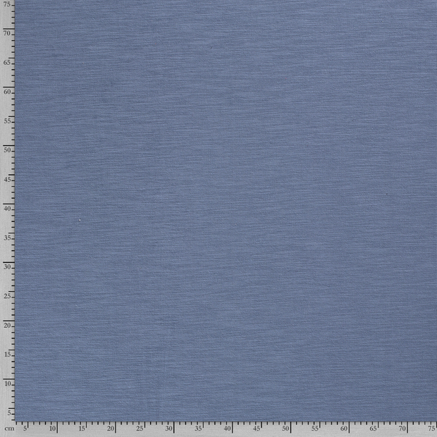 Heavy Knit fabrik Uni Indigoblau