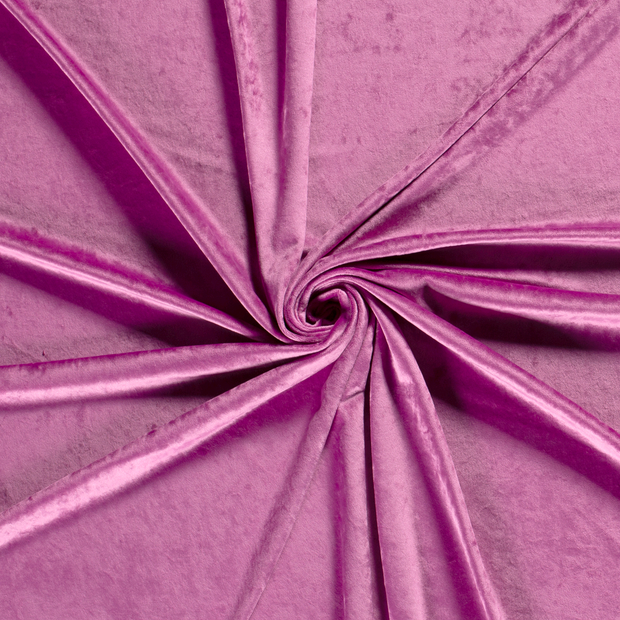 Velvet fabric Fuchsia 