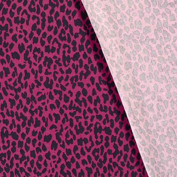 Viscose Twill fabric Panther printed 