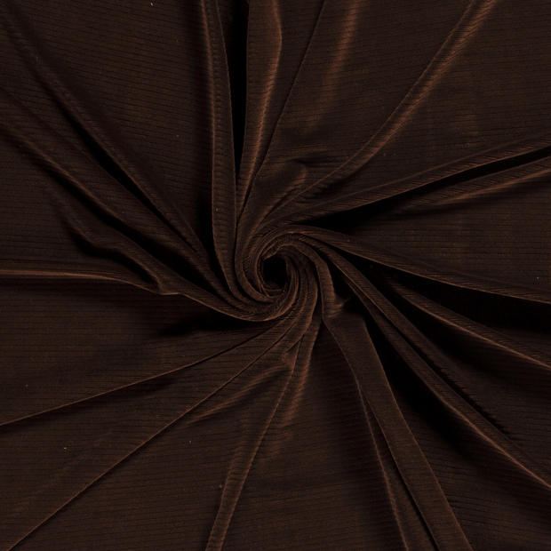 Velvet fabric Brown 