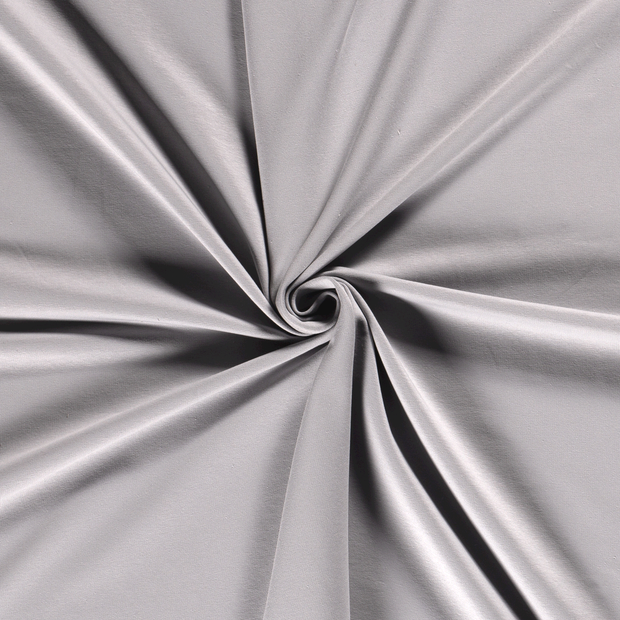 French Terry GOTS organic fabric Grey organic 