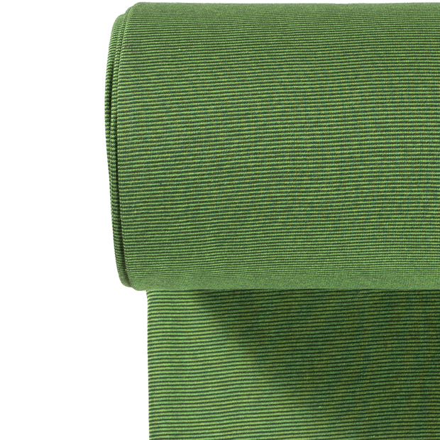 Bord Cote Fil Teint tissu rayures Vert