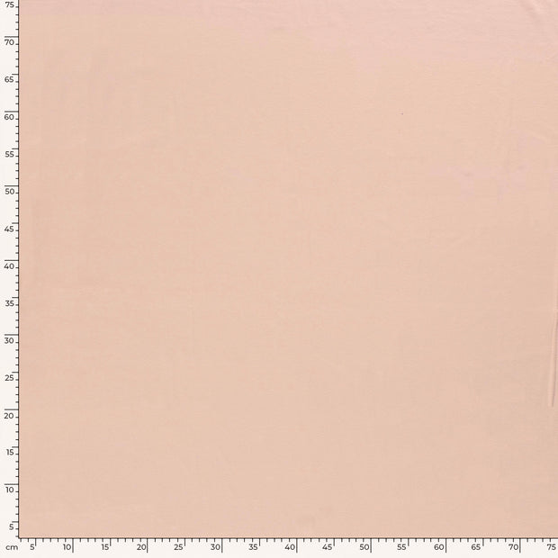 Cotton Jersey fabric Unicolour Nude