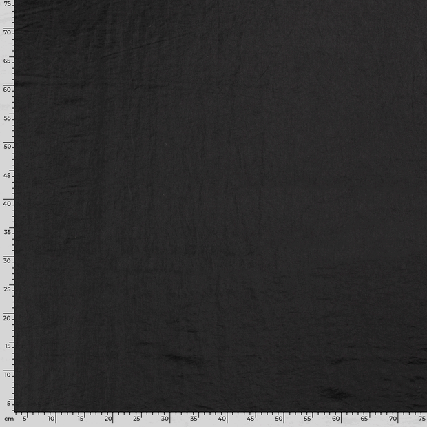 Taffetas tissu Unicolore Noir