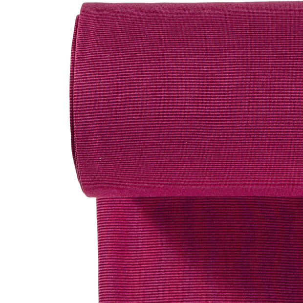 Cuff Material Yarn Dyed fabric Stripes Fuchsia