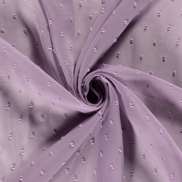 Chiffon tissu Unicolore Lilas
