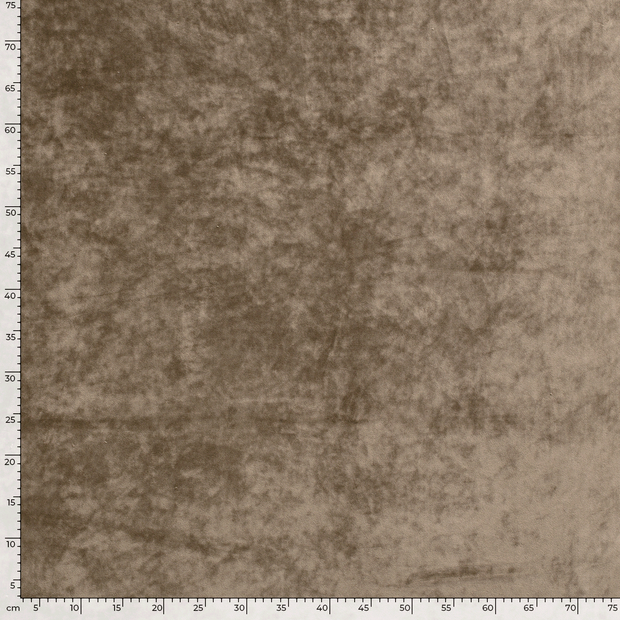 Velvet fabric Unicolour Khaki Green