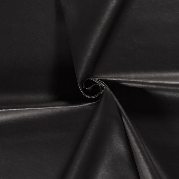 Artificial Leather fabric Black 