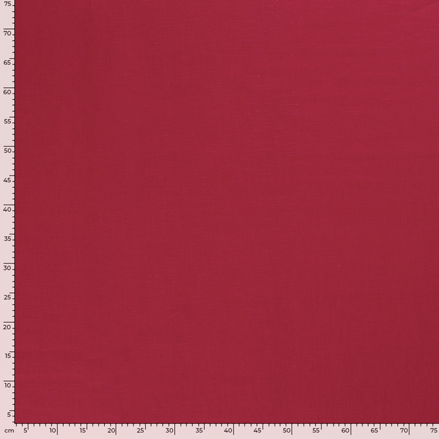 Ramie Linen fabric Unicolour Fuchsia