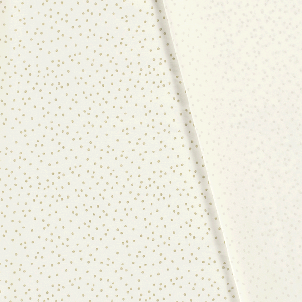 Algodón Popelina tela dots de Navidad estampado con lámina 
