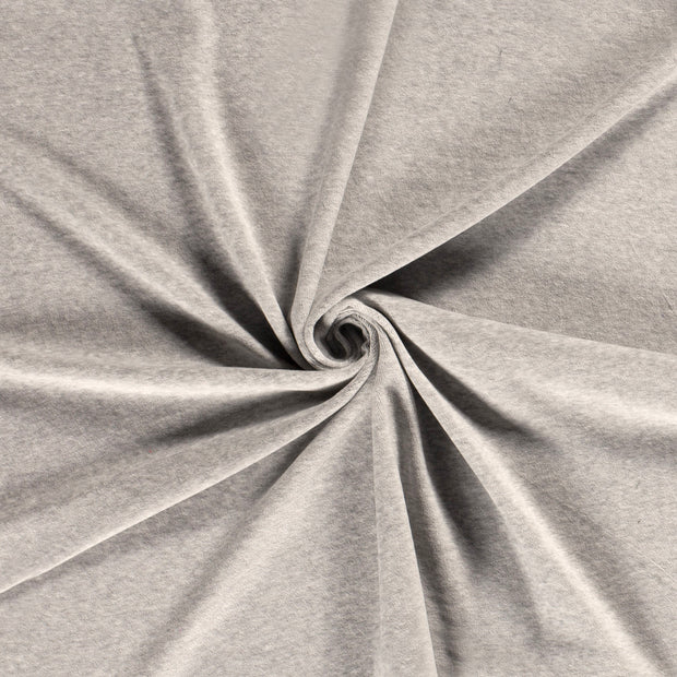 Nicky velours fabric Light Grey 