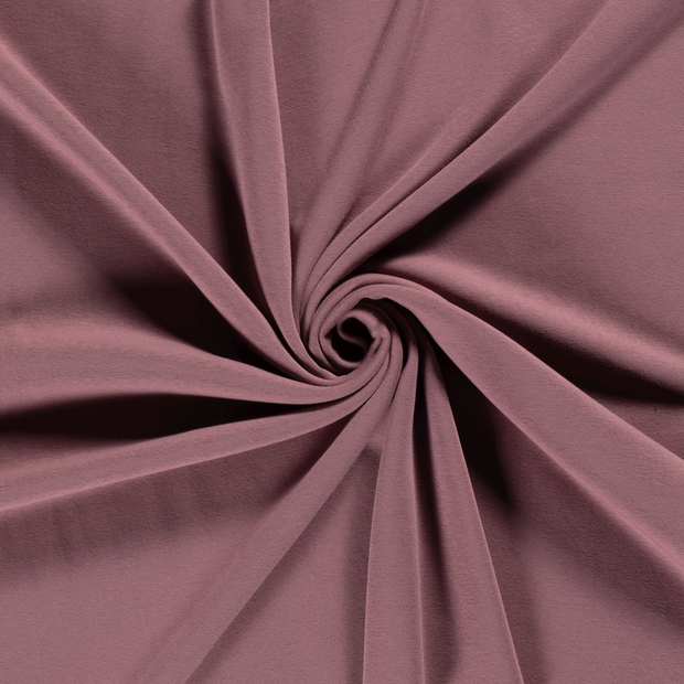 Alphen Fleece fabric Old Pink brushed 