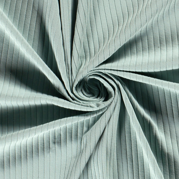 Rib Jersey fabric Unicolour Ice Blue