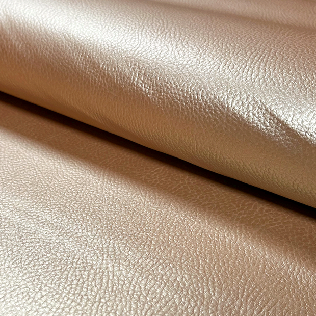 Artificial Leather fabric Unicolour Rose Gold