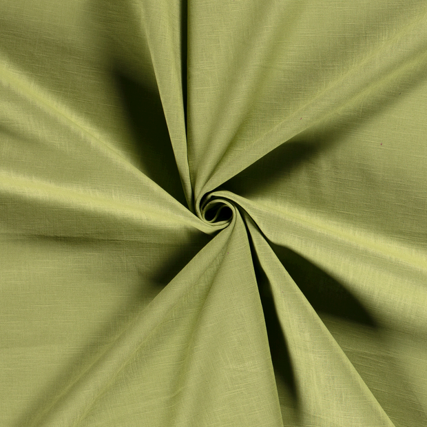Ramie Linen fabric Olive Green 