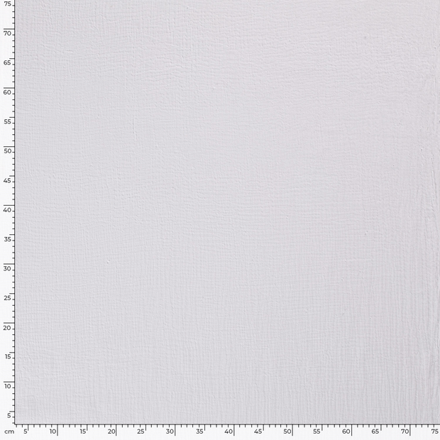 Muslin fabric Unicolour Optical White