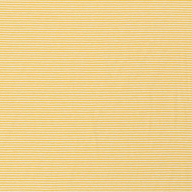 Cotton Jersey Yarn Dyed fabric Stripes Yellow