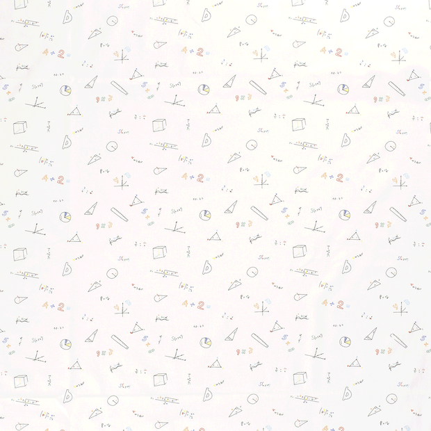 Cotton Poplin fabric Optical White matte 