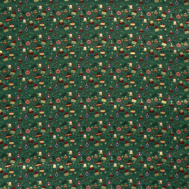 Cotton Poplin fabric Green 