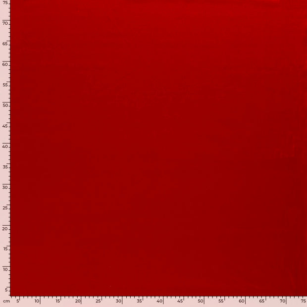 Satin Stretch fabric Unicolour Red