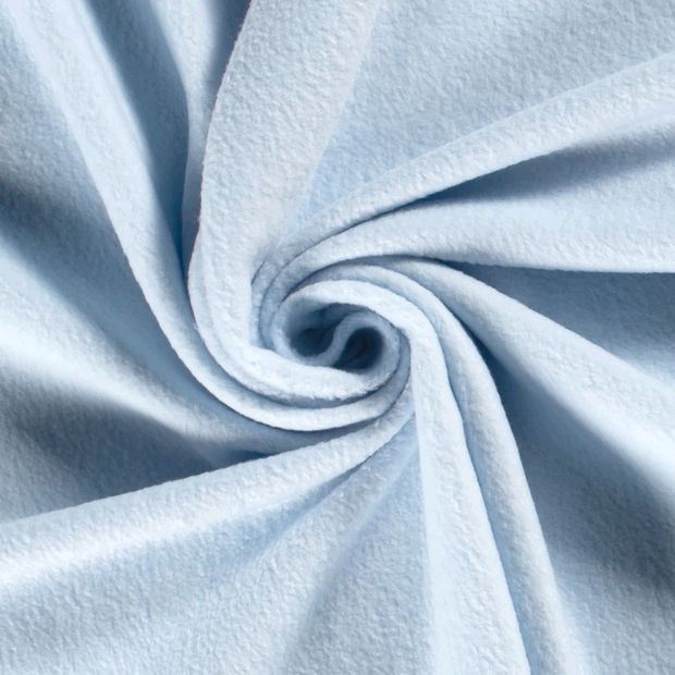 Polar Fleece fabric Unicolour Baby Blue