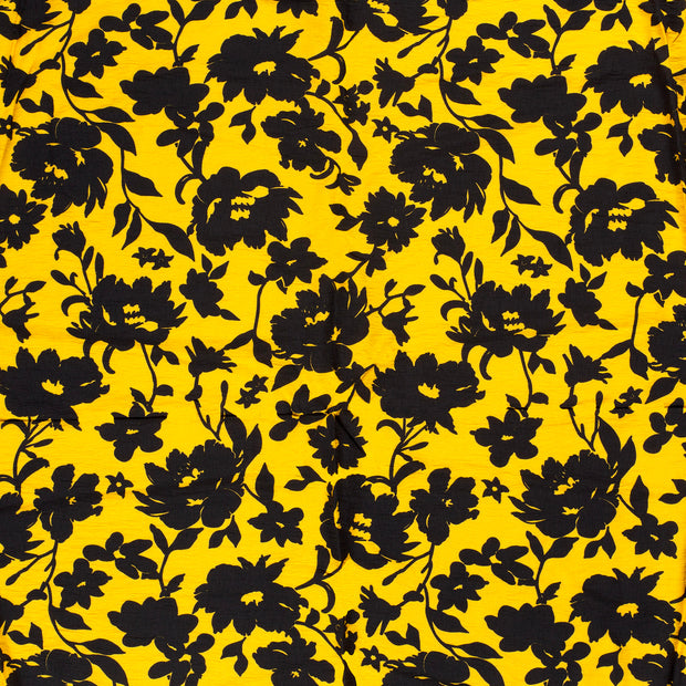 Viscose Nylon Crepe fabric Oker matte 