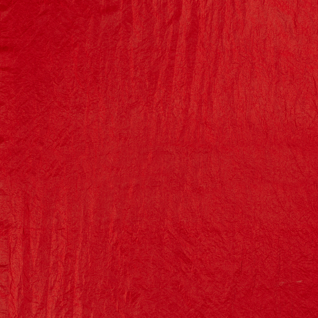 Taffetas tissu Rouge légèrement brillant 
