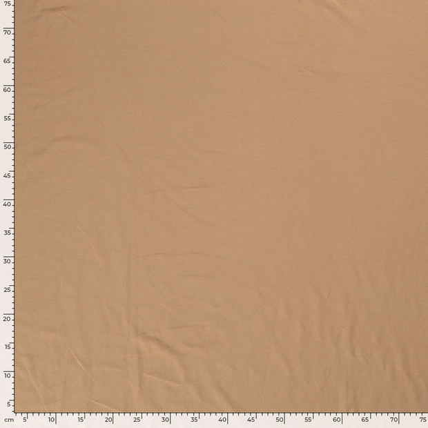 Jersey fabric Unicolour Nutmeg