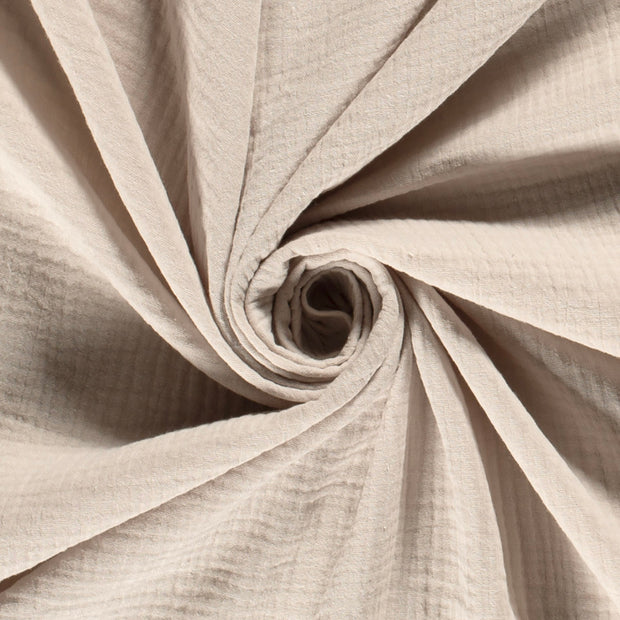 Muslin fabric Unicolour Light Grey