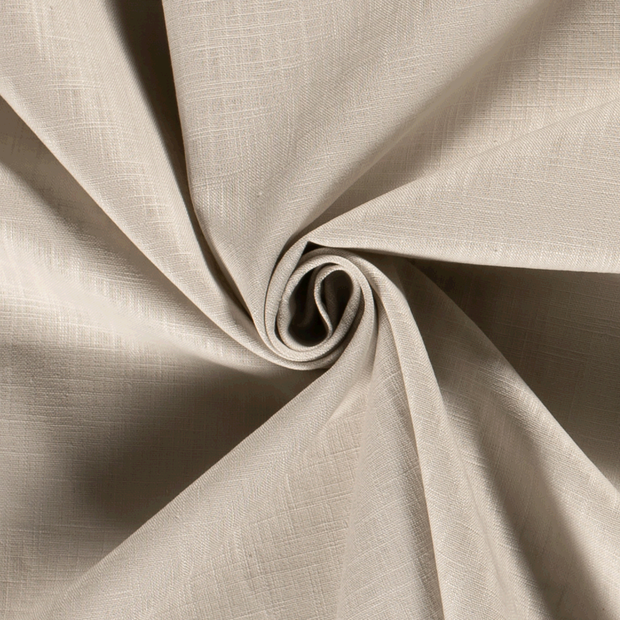 Ramie Linen fabric Unicolour Light Grey